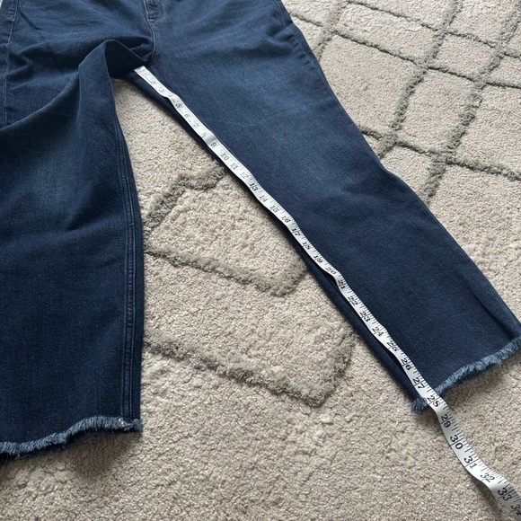 🎉 SALE 🎉 NWT Vineyard Vines Straight High Rise Crop Women's Dark Blue Jeans - Picture 5 of 15